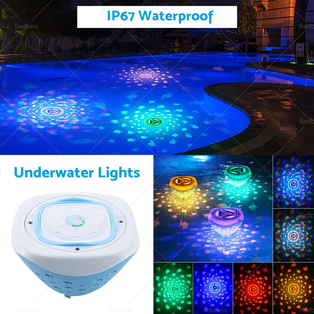 {{ Floating Underwater Lights LED Disco Light Glow Show Swimming Pool Tub Spa Lamp }} - Buy Car Parts Online at {{ Kaka Auto Parts }}.