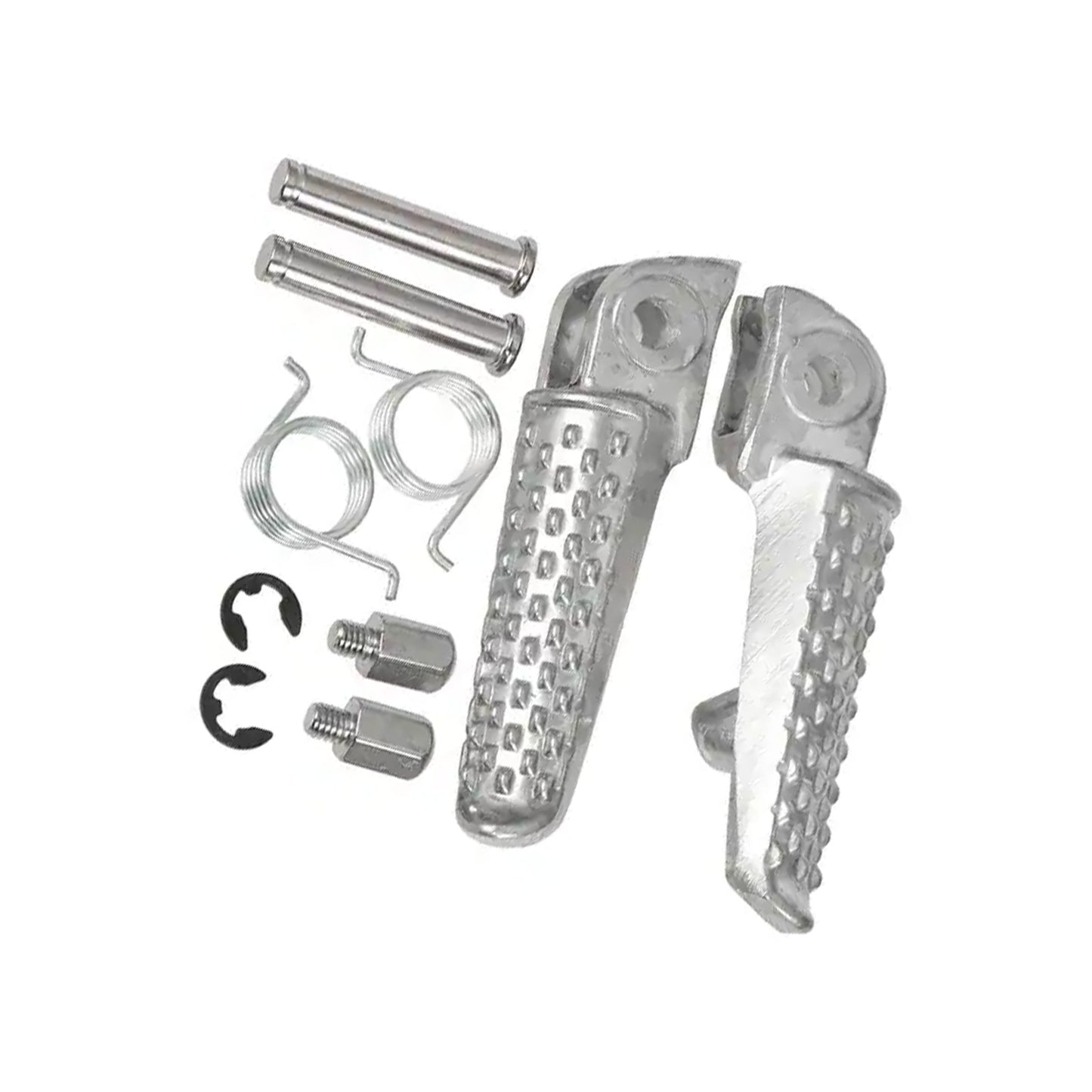 Front Foot Peg Footrest Silver Suitable For Honda CB1000R CBR600RR CBR1000RR