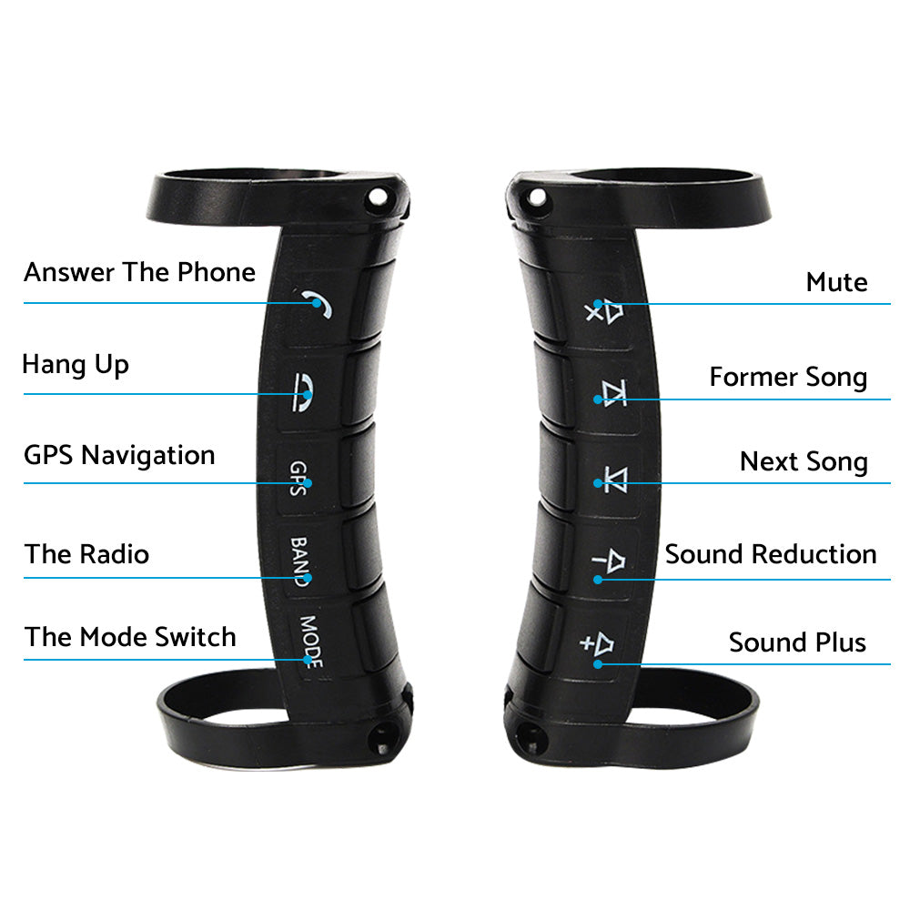 Universal Wireless Steering Wheel Remote Control Button for Car Stereo DVD