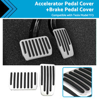 {{ Foot Pedals Aluminum Pads Cover Accessories Suitable for Tesla Model Y Model 3 }} - Buy Car Parts Online at {{ Kaka Auto Parts }}.