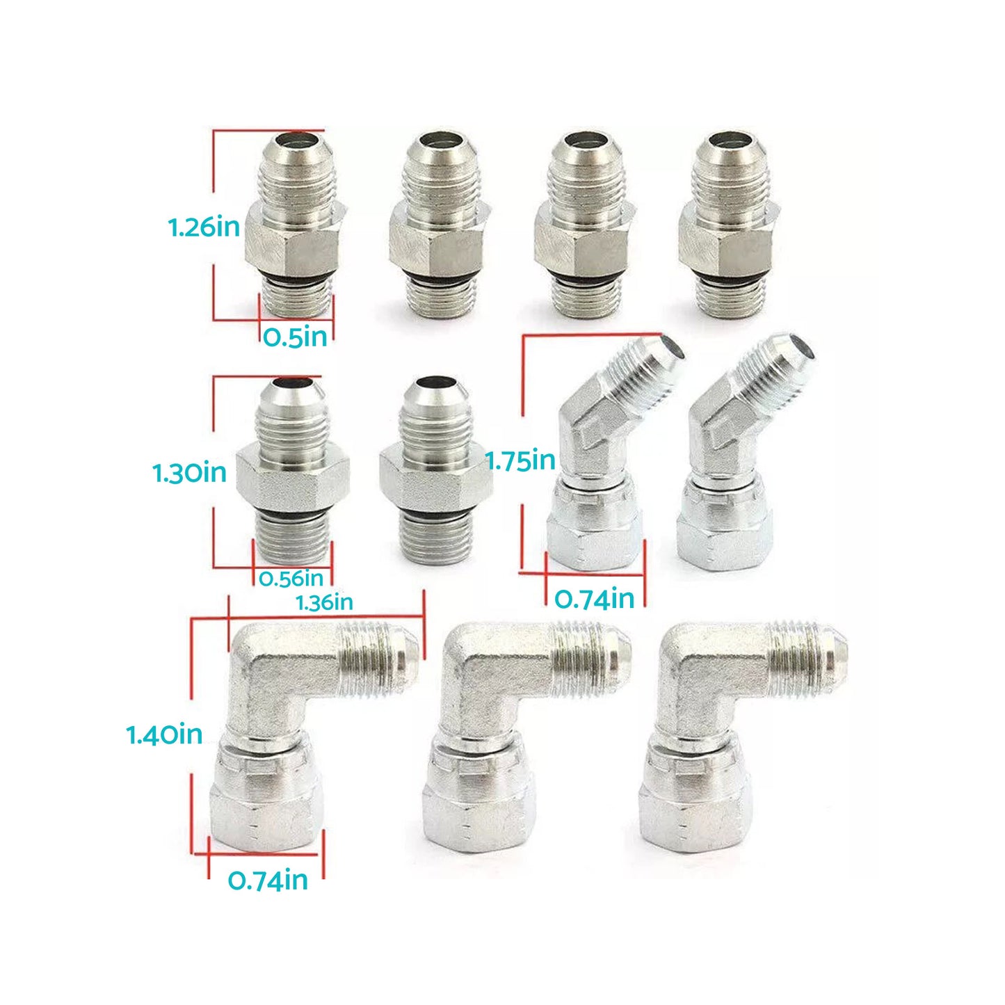 High Pressure Oil Pump HPOP Hoses Lines Set Suitable For E-350 Club Wagon