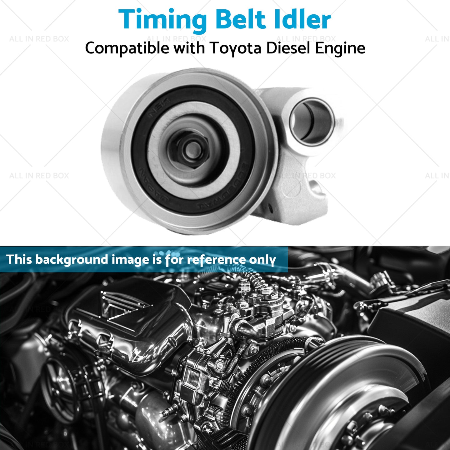 {{ 13505-67041 13540-67020 Timing Belt Idler Suitable for Toyota 1KD-FTV 2KD-FTV }} - Buy Car Parts Online at {{ Kaka Auto Parts }}.