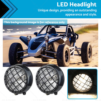 compare product Suitable For Yamaha Banshee 87-06 Warrior 350 Dirt Bike ATV Motorcycle Headlight