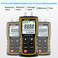 Digital Differential Manometer Air Pressure Meter 0-103.42kPa