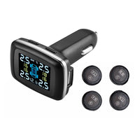 Wireless Tire Pressure Monitoring System TPMS with 4 External Sensors TP620W