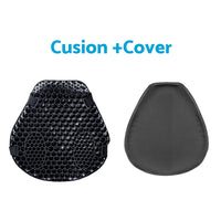 1x Motorcycle Comfort Gel Seat Cushion Suitable For Pressure Relief With or Without Sleeve