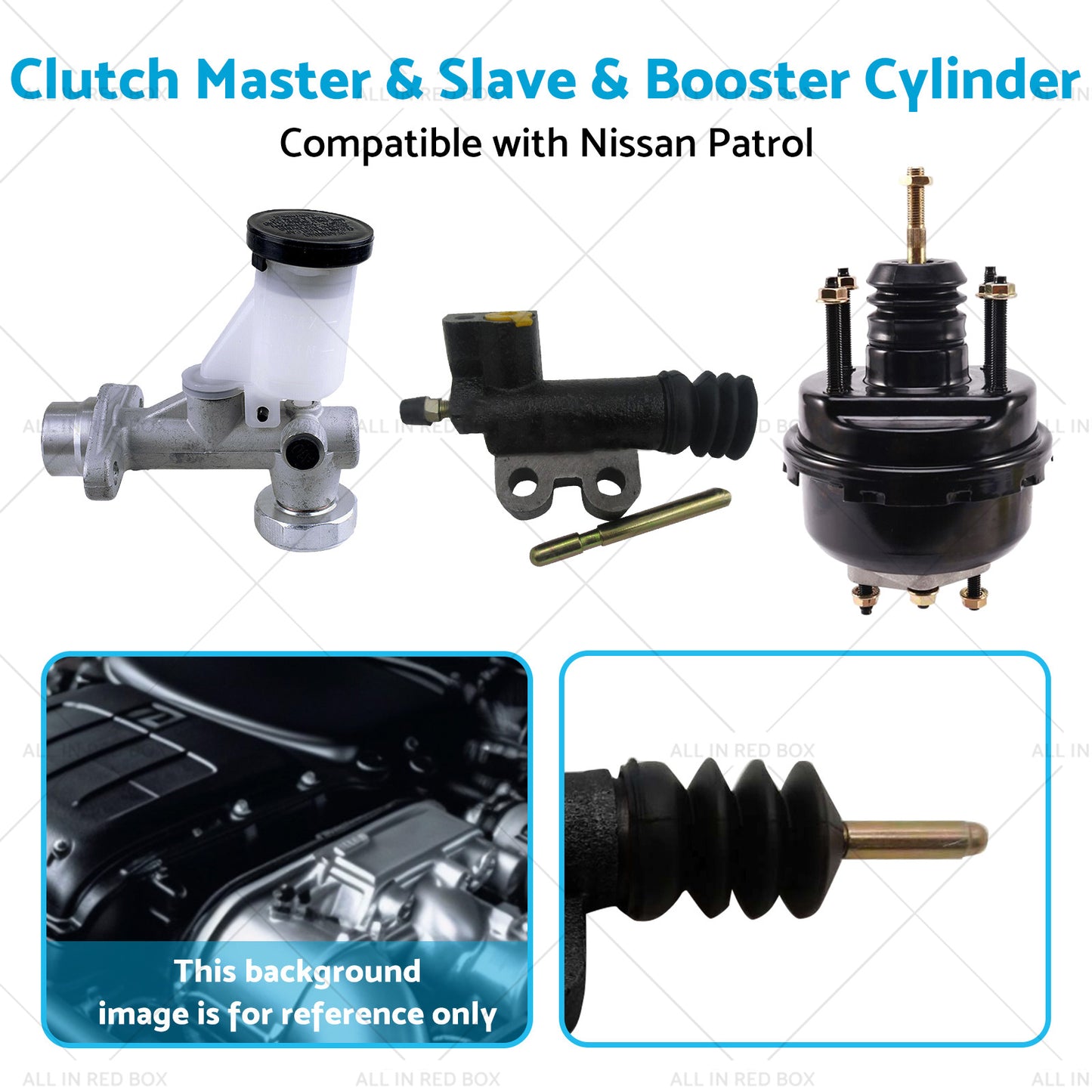 {{ Clutch Slave  and  Master  and  Booster Cylinder Suitable for Nissan Patrol GU Y61 }} - Buy Car Parts Online at {{ Kaka Auto Parts }}.