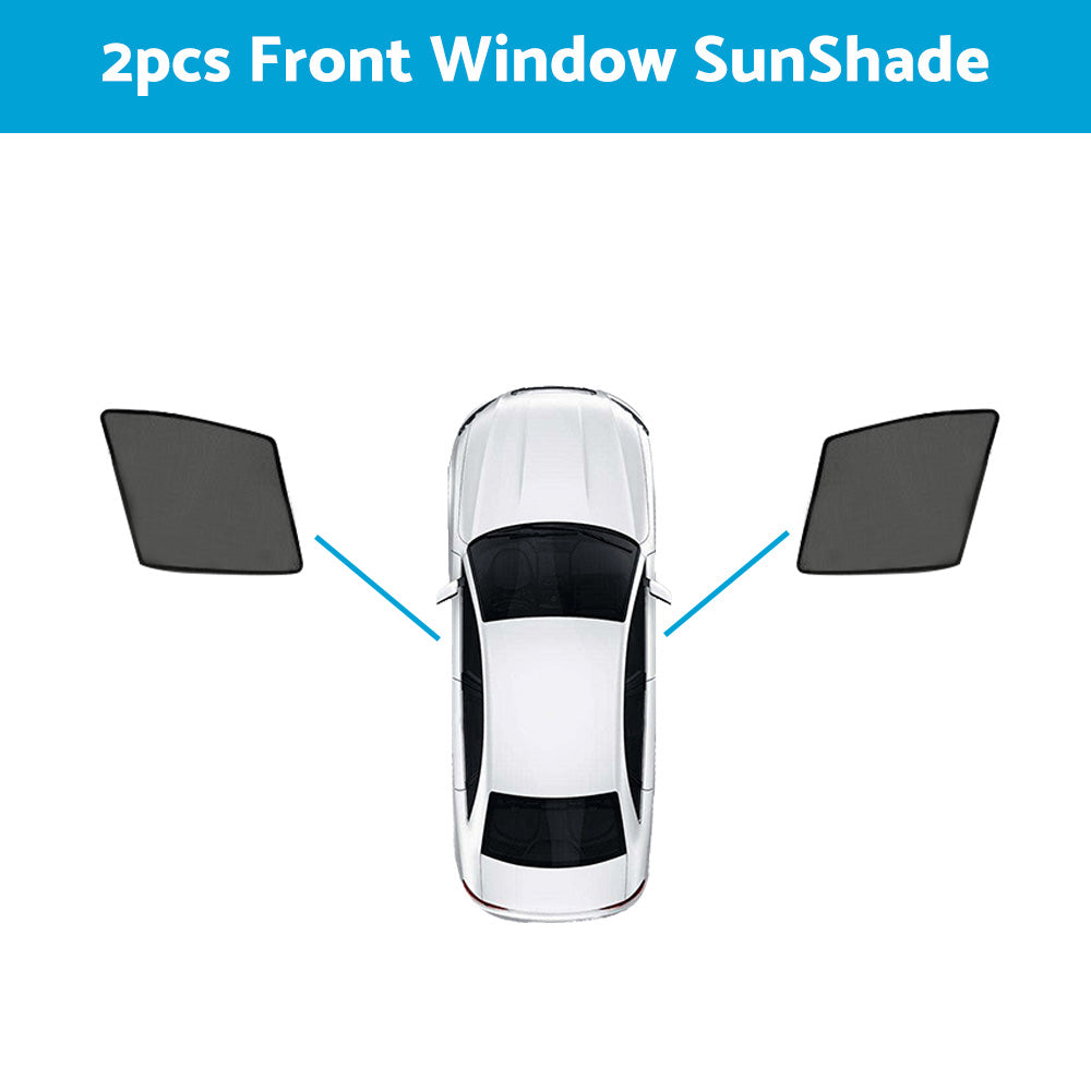 Car Window Magnetic Mesh Sun Shade Suitable For Toyota RAV4 40 Series