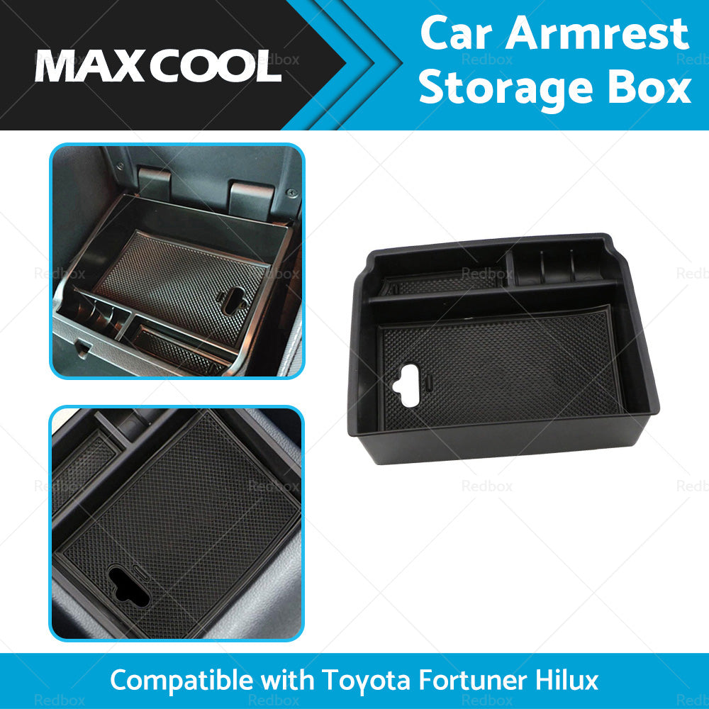 {{ Car Armrest Storage Center Console Tray Box Suitable For Toyota Fortuner Hilux }} - Buy Car Parts Online at {{ Kaka Auto Parts }}.