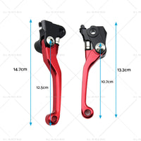 {{ Pair Pivot Brake Clutch Lever Red Suitable For Honda CRF250R CRF450R 2007-2012 }} - Buy Car Parts Online at {{ Kaka Auto Parts }}.