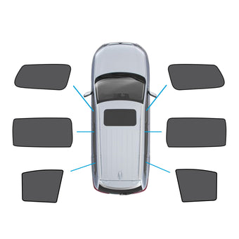 compare product 6x Window Magnetic Mesh Sunshades Suitable for Kia Carnival YP Series 2015-2020