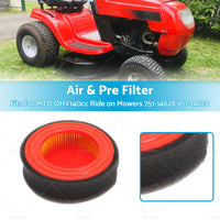 {{ Air  and  Pre Filter For MTD OHV140cc Ride on Mowers 751-14628 951-14628 }} - Buy Car Parts Online at {{ Kaka Auto Parts }}.