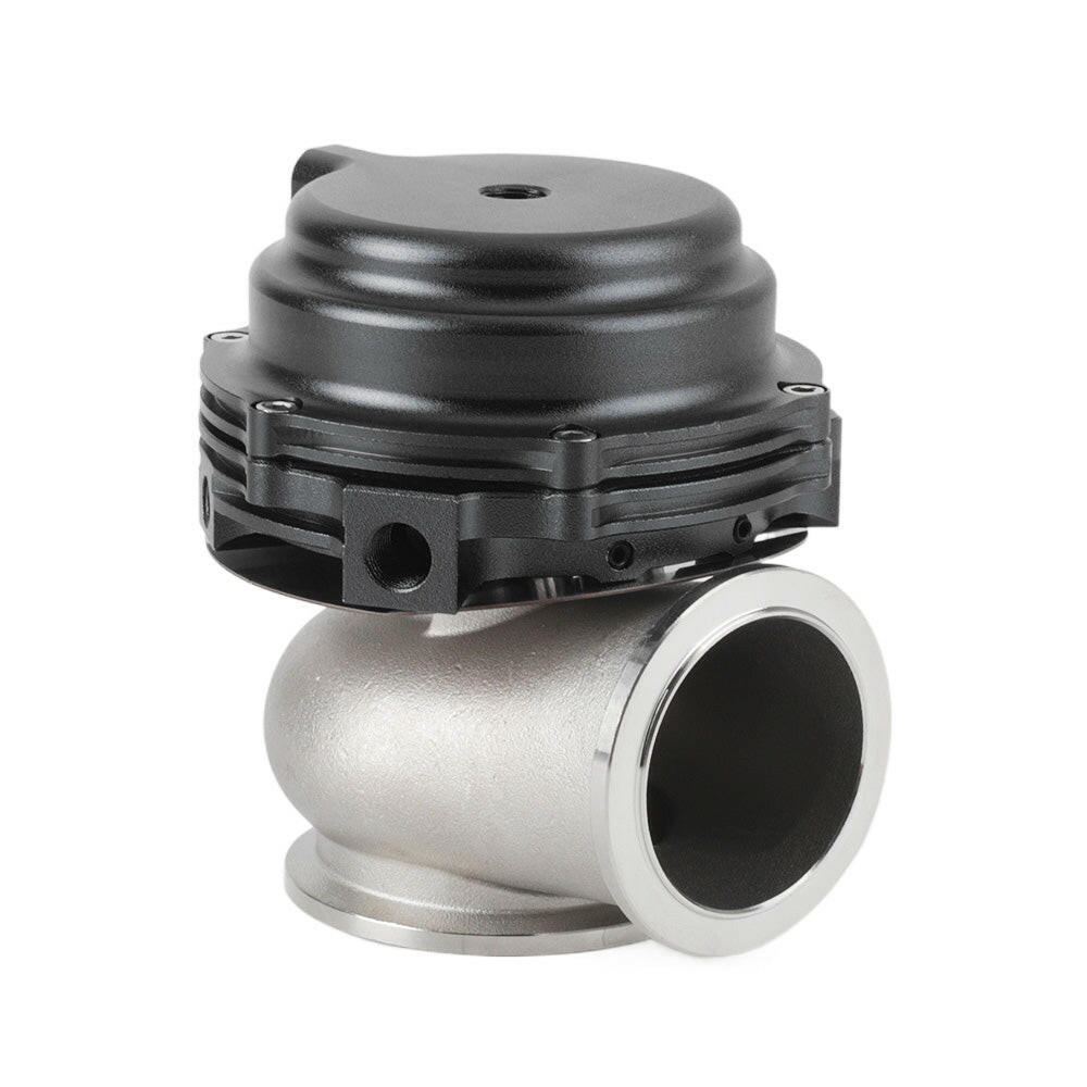 44mm Black Aluminum External Cooled Turbo Wastegate With V-Band Flanges Set
