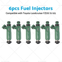 {{ 6PCS Fuel injector Suitable for Toyota Land cruiser FZJ78 79 80 105 4. 5L 1FZ-FE }} - Buy Car Parts Online at {{ Kaka Auto Parts }}.