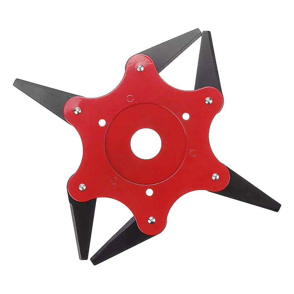Grass Trimmer Head with 6 Cutters 65Mn for Weed, Lawn & Brush Cutting Razor Mower Tool