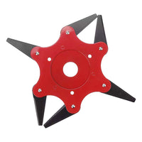 Grass Trimmer Head with 6 Cutters 65Mn for Weed, Lawn & Brush Cutting Razor Mower Tool