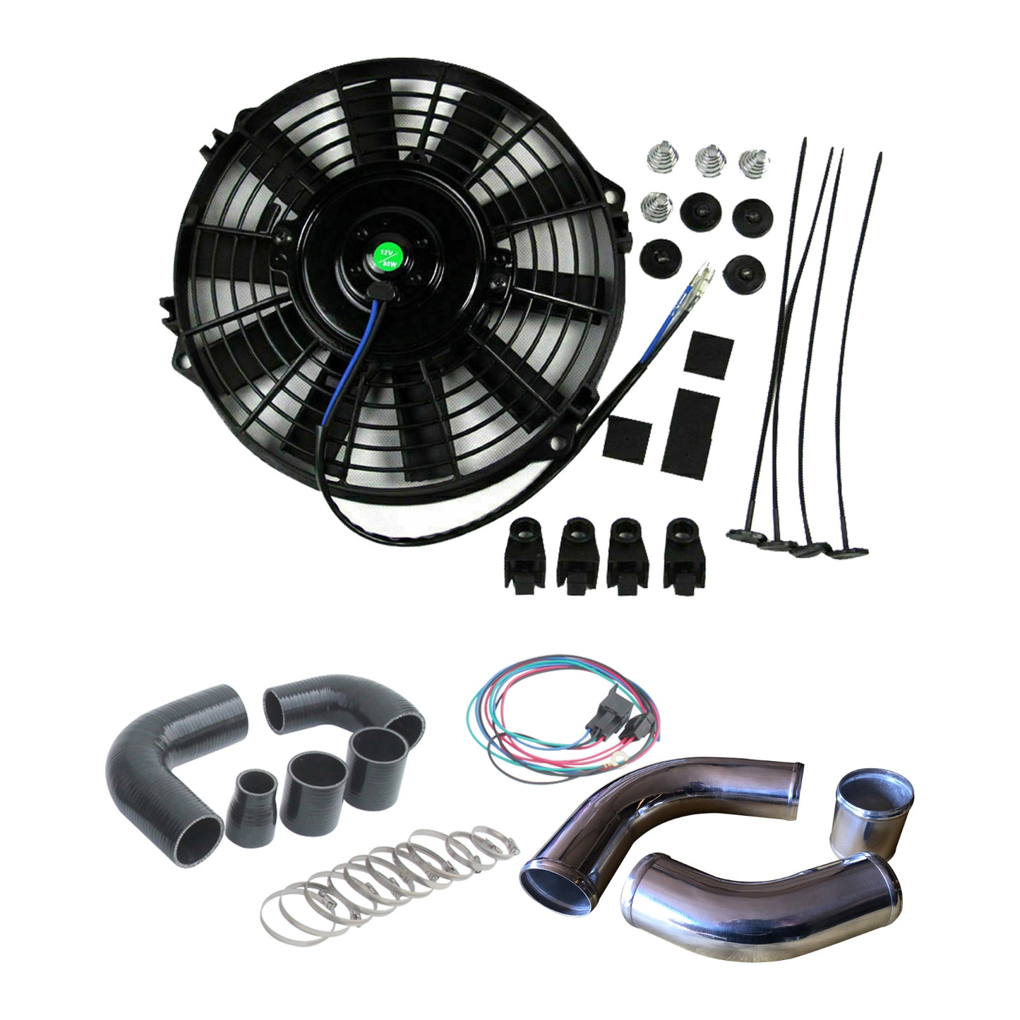 Aluminum Intercooler Hose Pipe Kit Suitable For Nissan Patrol GU ZD30TDI 3.0L