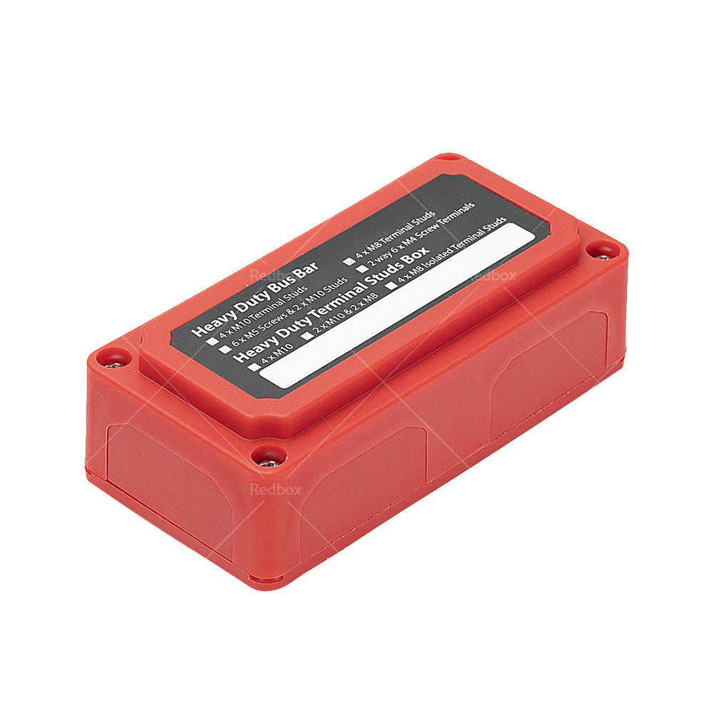 {{ M10 300A DC12V-48V Stud Bus Bar Power Distribution Box Terminal Block Heavy Duty }} - Buy Car Parts Online at {{ Kaka Auto Parts }}.