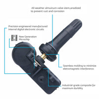 4x Tire Pressure Sensors Suitable For Jeep Grand Cherokee / Wrangler 56029398AA