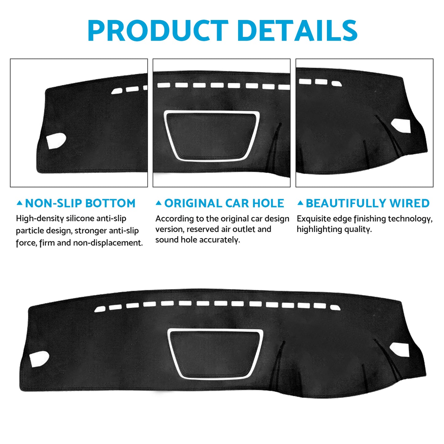 Non-Slip Dash Mat Suitable For GWM Cannon Cannon-L Cannon CC Cannon-L CC 2021-2025