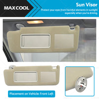 {{ LH Sun Visor Suitable For Toyota Prado TRJ120 RZJ120 LJ120 KZJ120 KDJ120 GRJ120 }} - Buy Car Parts Online at {{ Kaka Auto Parts }}.