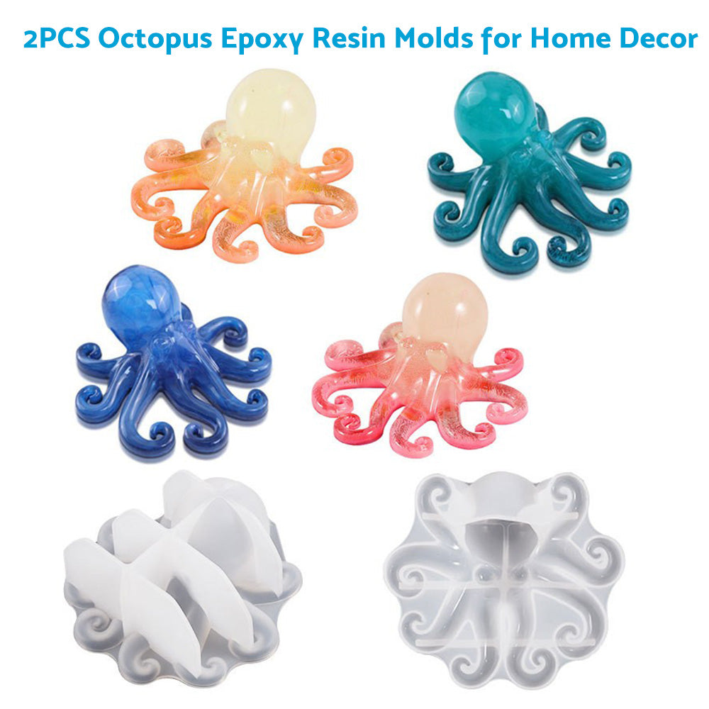 {{ ?2PCS Octopus Mold Silicone Epoxy Resin Casting Mould 3D Sea Animal Display Mold }} - Buy Car Parts Online at {{ Kaka Auto Parts }}.