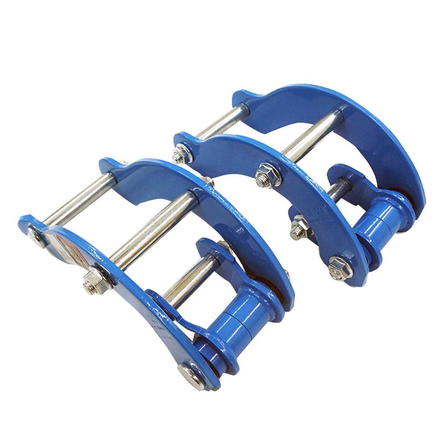 {{ 2x Rear Leaf Spring Extended 2 inch  Height Shackles Suitable For Isuzu Holden Rodeo }} - Buy Car Parts Online at {{ Kaka Auto Parts }}.