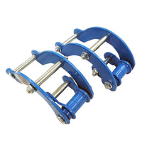 2x Rear Leaf Spring Extended 2 Inch Height Shackles Suitable For Isuzu Holden Rodeo
