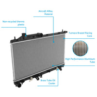 Radiator 340mm Suitable For Subaru Liberty / Forester / Impreza WRX / Outback EJ20 2.0 / EJ25 2.5