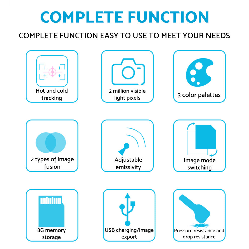 Pro Thermal Imaging Camera Infrared Sensor Imager Suitable For Night Vision Applications
