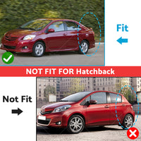 {{ 4x Car Window Glass Seal Weatherstrip Sweep Belt Suitable For Toyota Yaris 07-11 }} - Buy Car Parts Online at {{ Kaka Auto Parts }}.