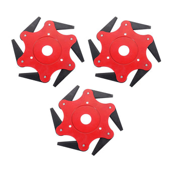 compare product Grass Trimmer Head with 6 Cutters 65Mn for Weed, Lawn & Brush Cutting Razor Mower Tool