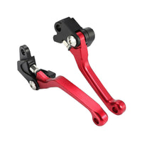CNC Pivot Brake Clutch Levers Red Suitable For Honda XR250 / CR125R / CRF450R / CR500