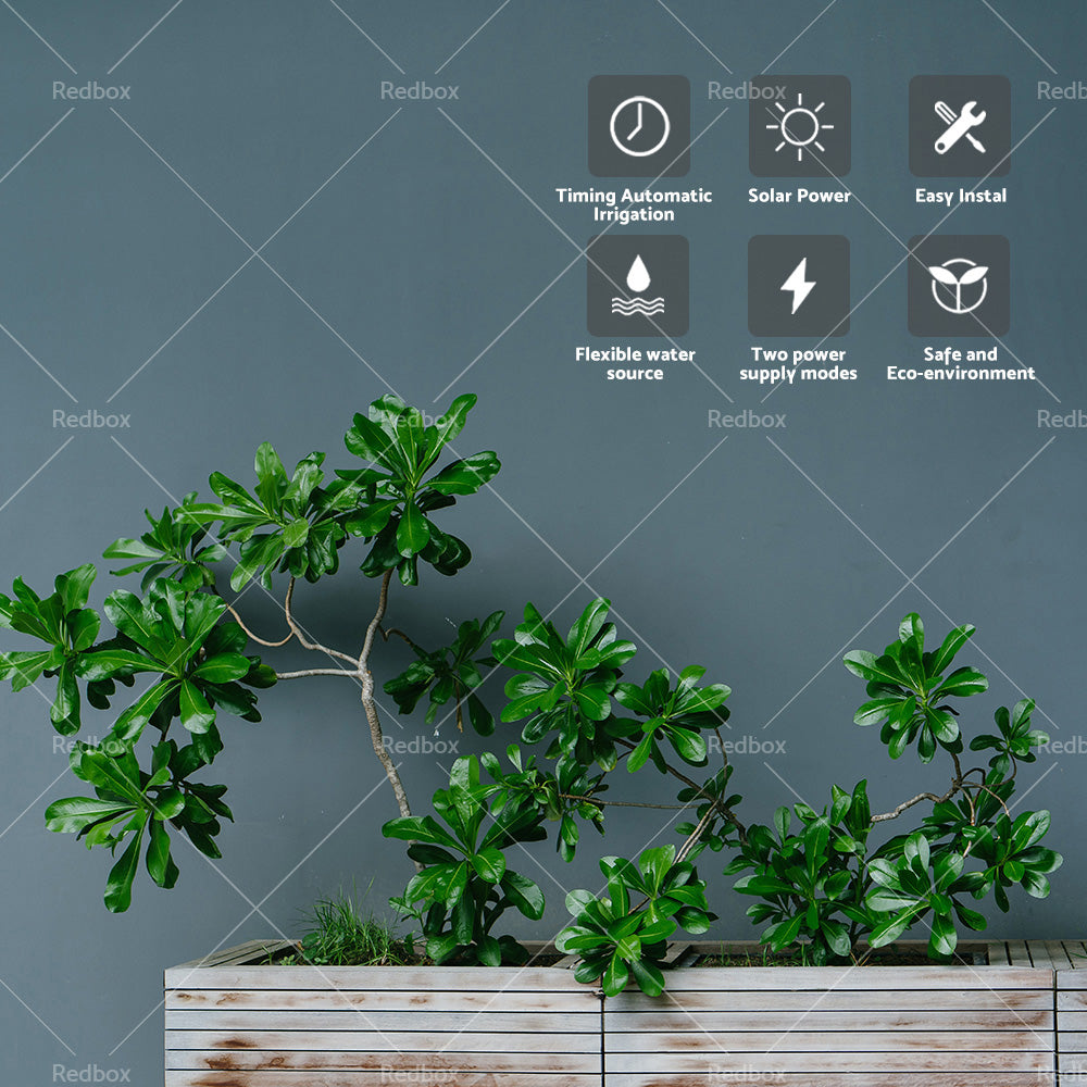 {{ Smart Drip Self Watering System Irrigation Timer kit 10M Solar Power Plant Auto }} - Buy Car Parts Online at {{ Kaka Auto Parts }}.