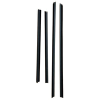 4Pcs Door Seal Weatherstrip Kit Black Rubber Suitable For Honda Jazz 2008-2013