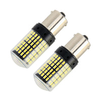 2X P21 or 5W BAY15D 1157 144SMD White LED Canbus Stop Tail Brake Light Bulbs