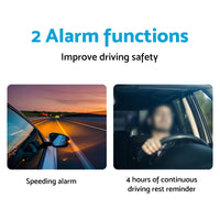 Car HUD Head-Up Display LCD Digital GPS Speedometer with Overspeed Alarm Universal