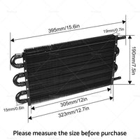 {{ 6 Row 6 AN Transmission Oil Cooler Auto Manual Radiator Converter Kit Universal }} - Buy Car Parts Online at {{ Kaka Auto Parts }}.