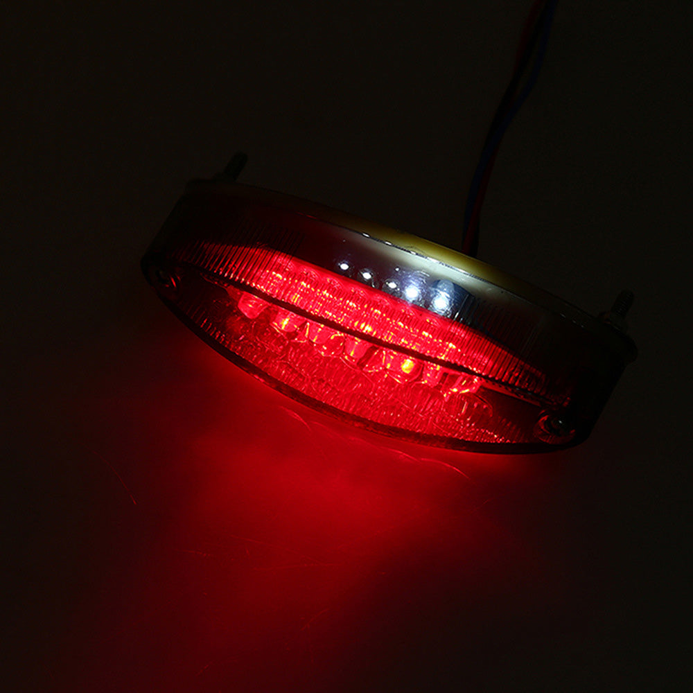 Universal Mororcycle 28 LED Brake Stop Tail Light License Number Plate Rear Lamp