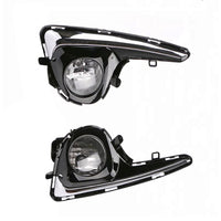 2x Front Grill Bumper Halogen Fog Lights Suitable For Toyota Yaris 2018-2019