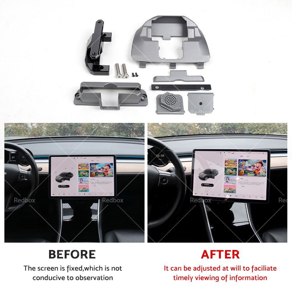 {{ Fit Tesla Model 3 Model Y Screen Rotating Holder Navigation Vehicle Swivel Mount }} - Buy Car Parts Online at {{ Kaka Auto Parts }}.