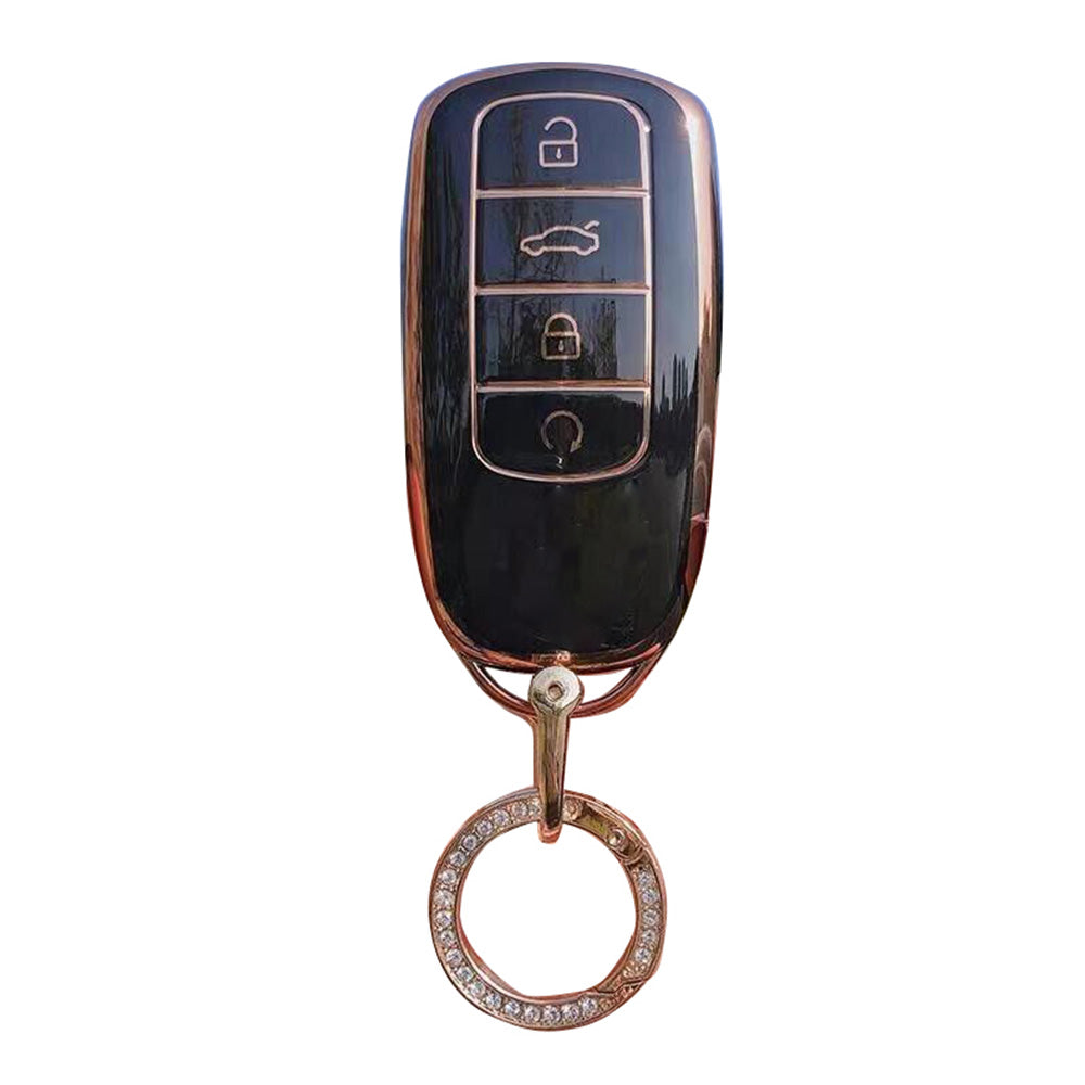 Car Remote Key Fob Case Cover Black TPU Suitable For Chery Omoda 5