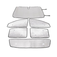 6x Car Sunshade Window Sun Shade Windscreen Visor Suitable For Ford Ranger 2015-2024