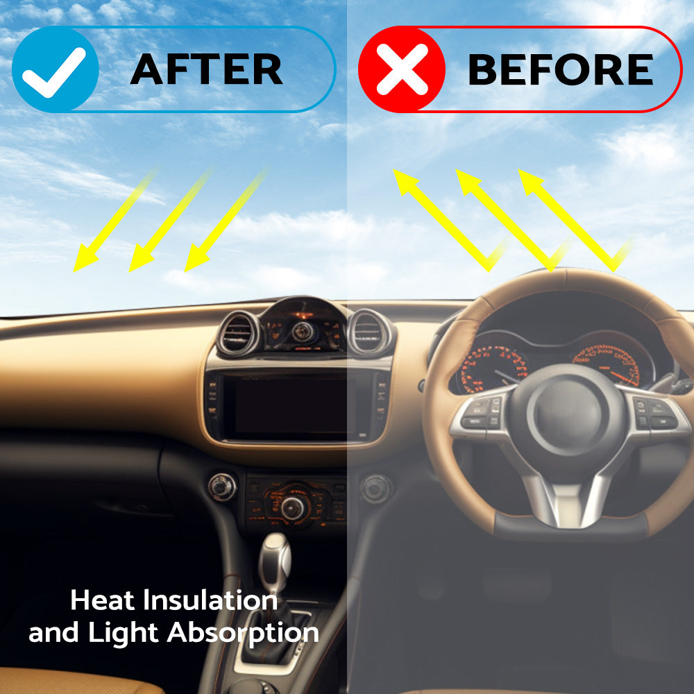 Black Non-Slip Dash Mat Dashboard Cover Suitable For Nissan Juke F15 2011-2019