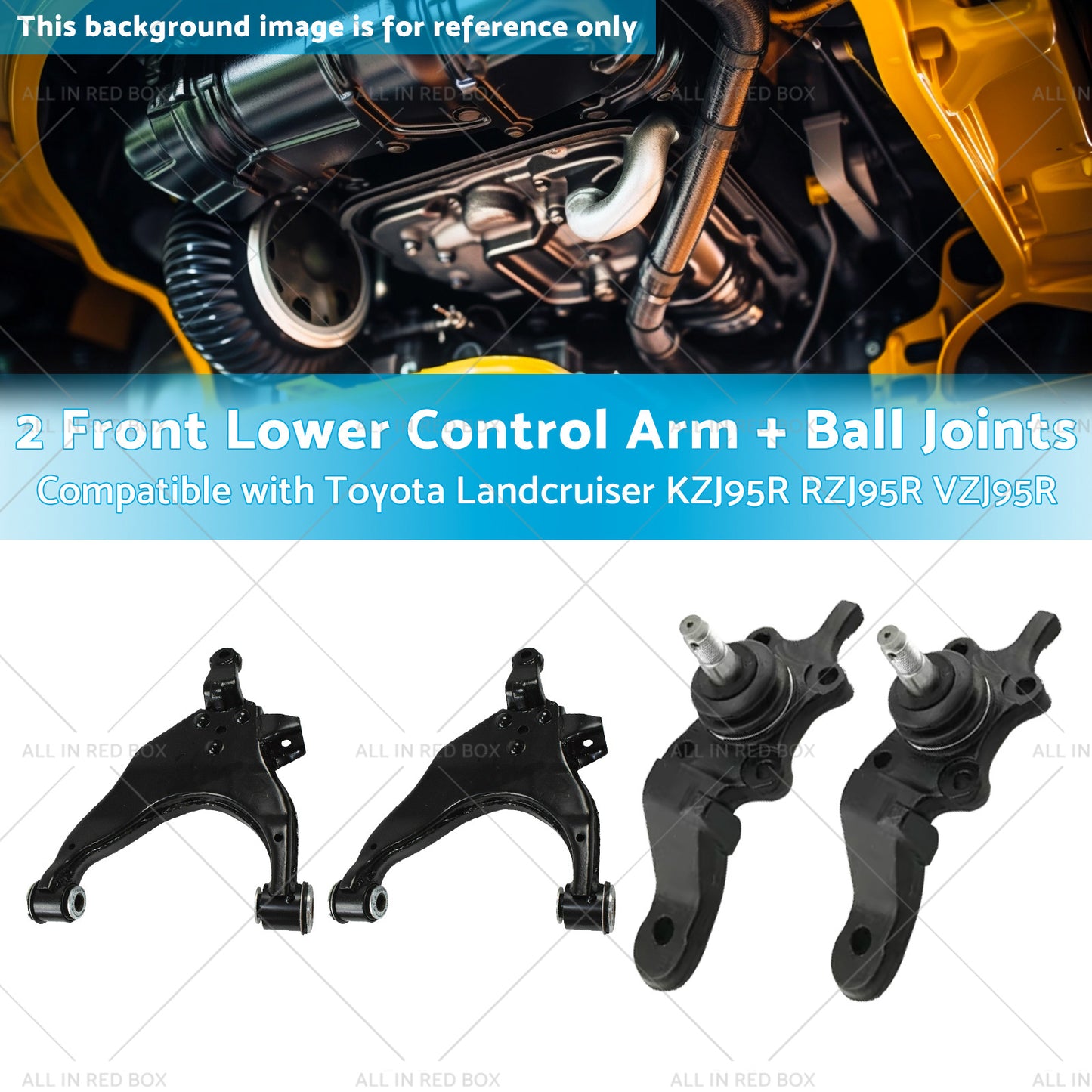 {{ 2 Lower Control ArmBall Joint Suitable for 96-03 Toyota Landcruiser KZJ95R }} - Buy Car Parts Online at {{ Kaka Auto Parts }}.