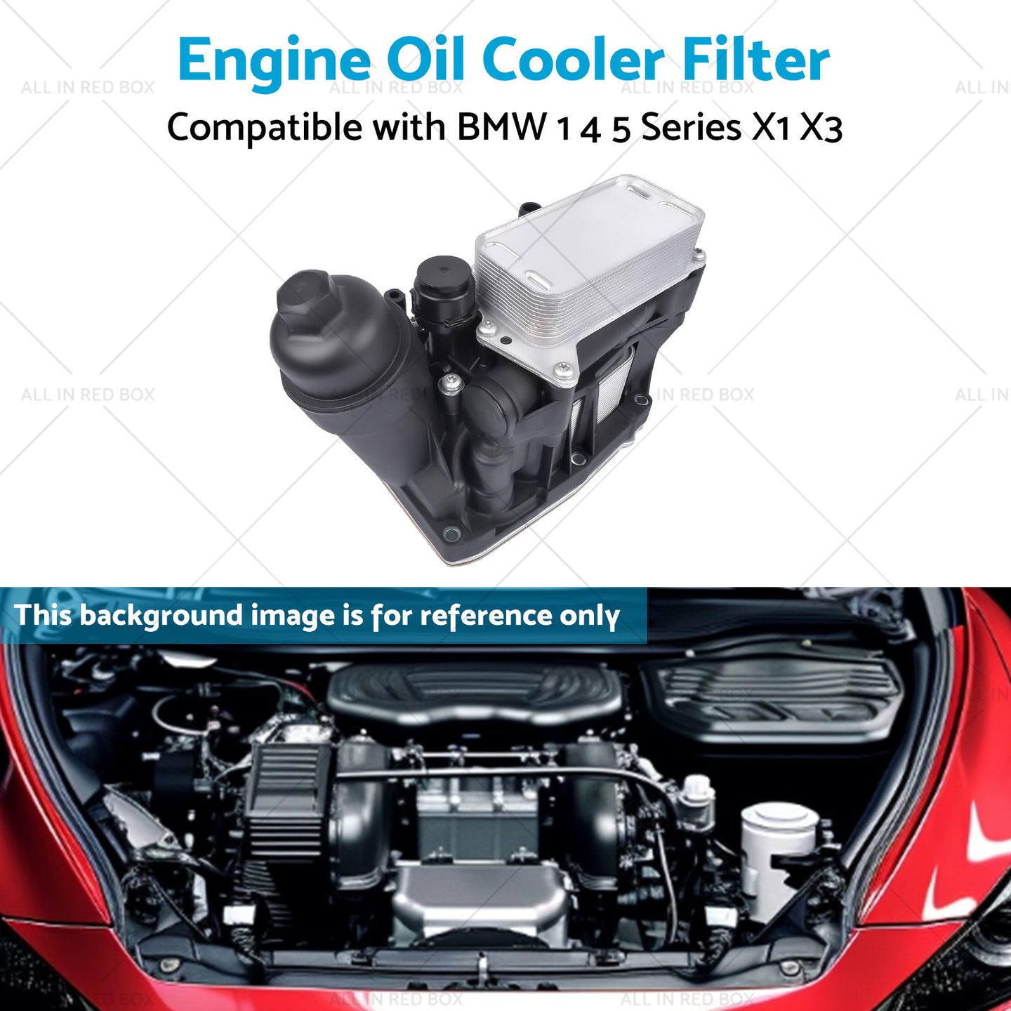 {{ Engine Oil Filter Housing  and  Cooler 11428507697 SuitableFor BMW N47 N57 F25 10-19 }} - Buy Car Parts Online at {{ Kaka Auto Parts }}.