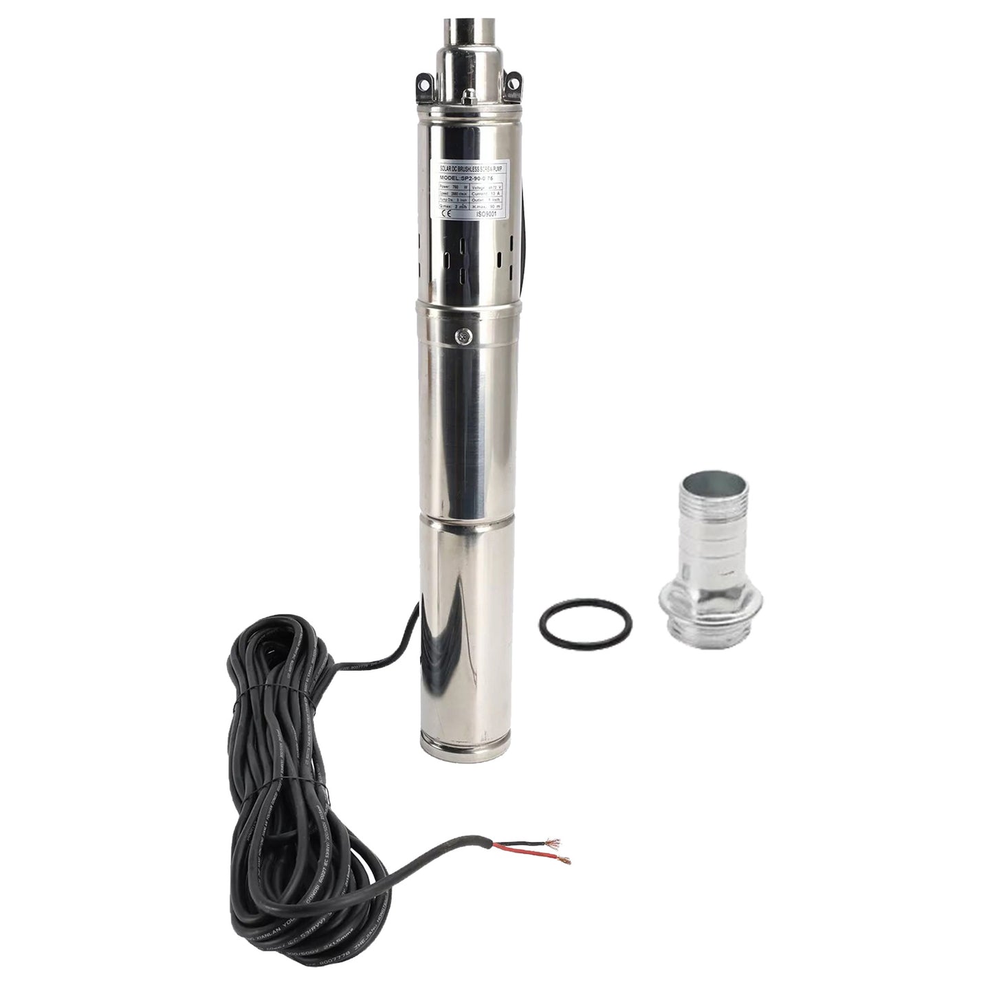 {{ 3in 48V 750W Deep Well Solar Submersible Bore Hole Water Pump With 15M Line }} - Buy Car Parts Online at {{ Kaka Auto Parts }}.