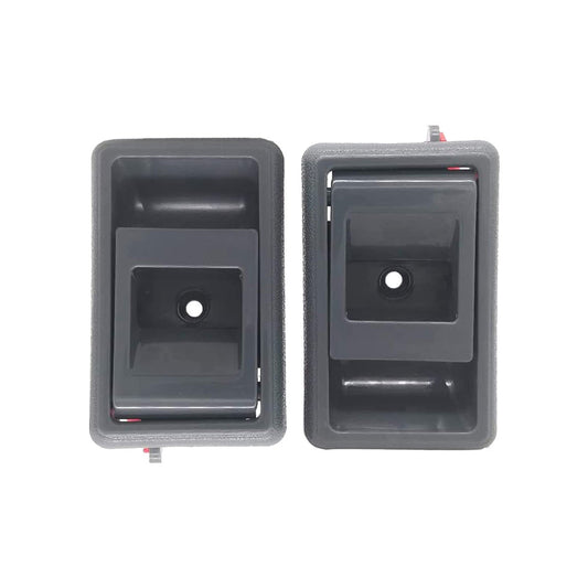 Pair Inner Door Handle Grey Suitable For Toyota Landcruiser 75 78 79 Series Front / Rear