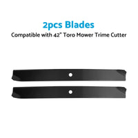 {{ 2x Blade Suitable for 42inch Toro Mower Trime Cutter Z420 106-2247-03 106-2247 }} - Buy Car Parts Online at {{ Kaka Auto Parts }}.