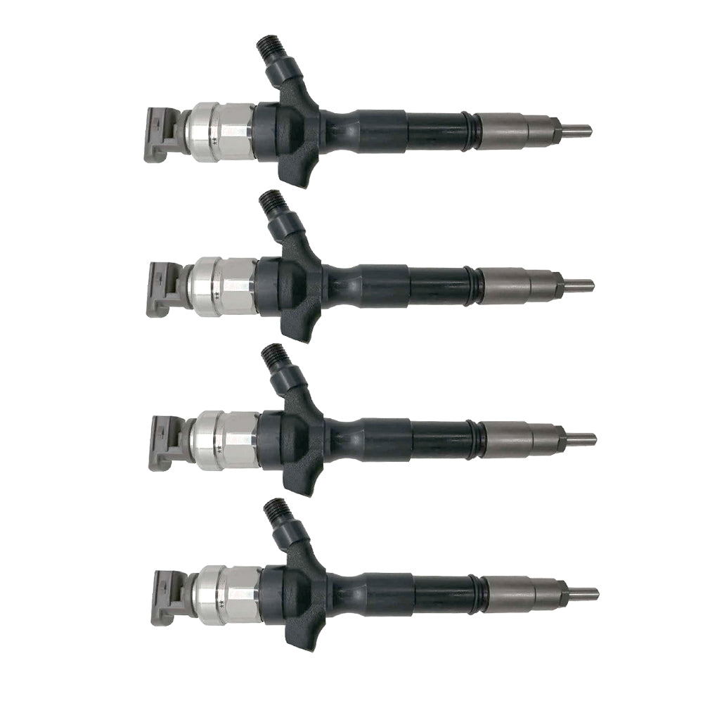 4x Diesel Fuel Injector Suitable For Toyota Hilux & Fortuner KUN26 1KD-FTV D4D 3.0L